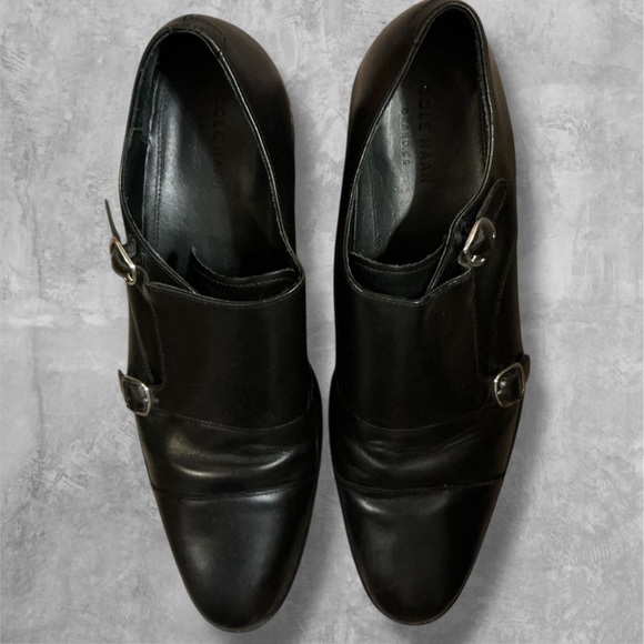 ?Cole Haan Black Monk Strap Loafers main image 4